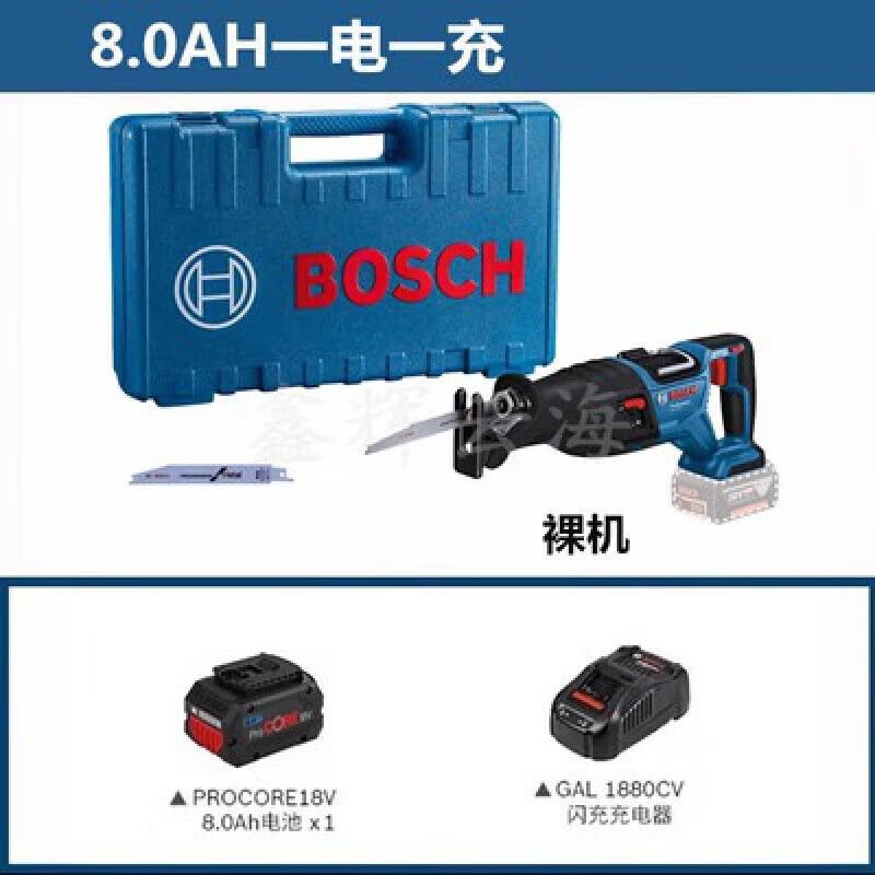 Сабельная пила аккумуляторная Bosch GSA18V-Li + аккумулятор 8.0Ah, зарядное устройство