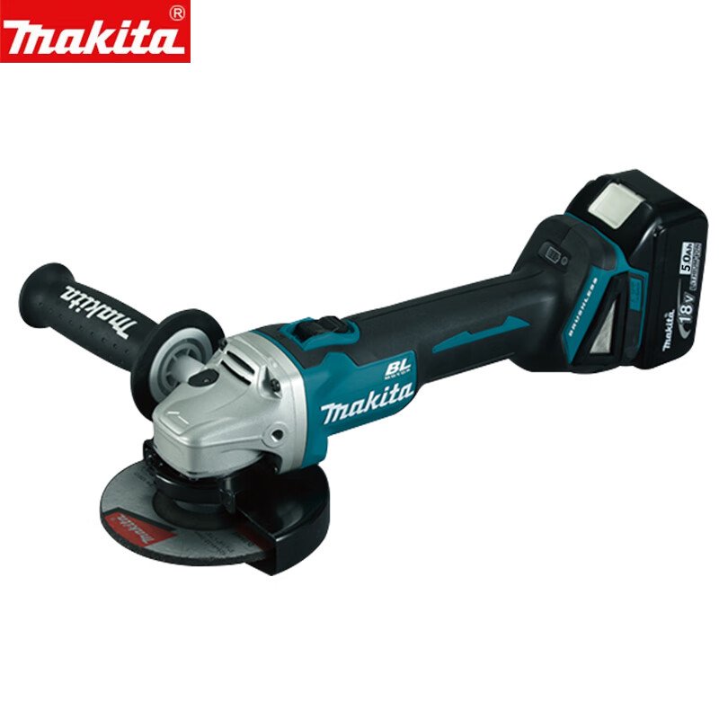 Шлифовальная машина аккумуляторная Makita DGA504STJ, 125 мм