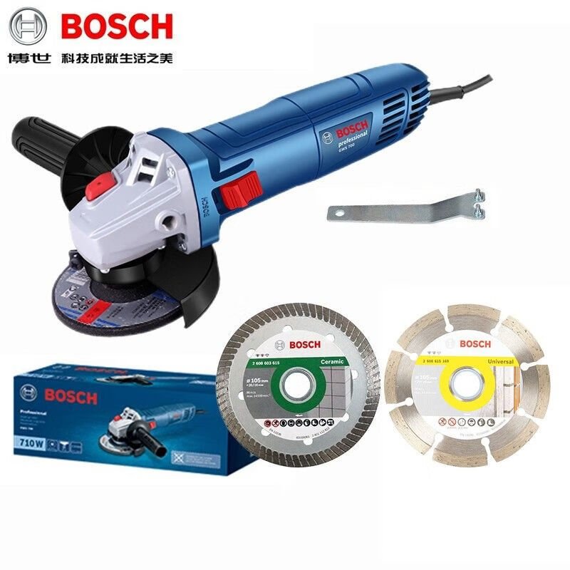 Угловая шлифовальная машина Bosch GWS 700 + два диска