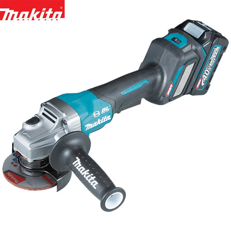 Угловая шлифовальная машина Makita GA027GD201, 100 мм + два аккумулятора, зарядное устройство