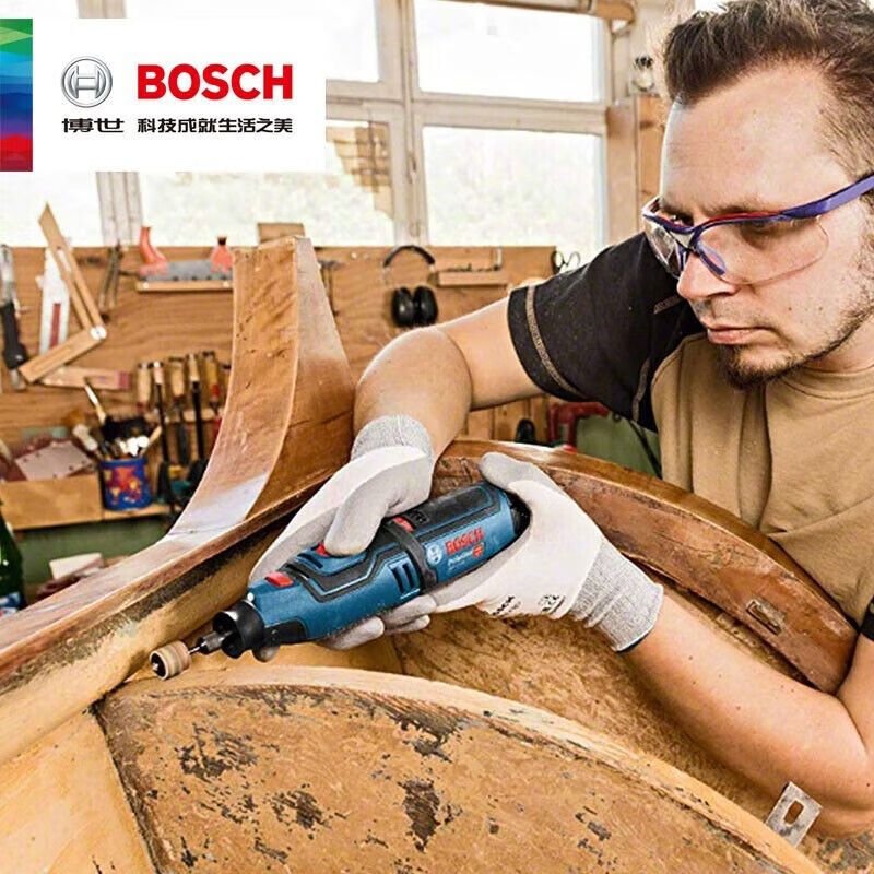 Шлифовальная машина Bosch GRO12V-35 + Dual Electric 2.0Ah