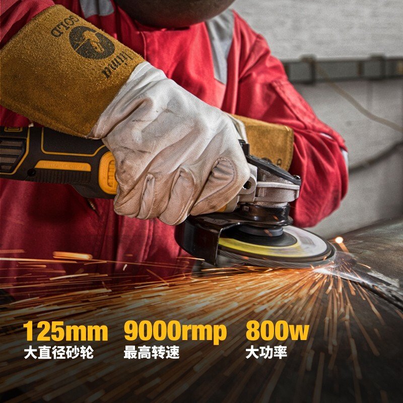 Угловая шлифовальная машина Dewalt DCG405N, 100 мм + два аккумулятора 20V/5.0Ah